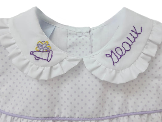 LAVENDER DOT CHEER SET