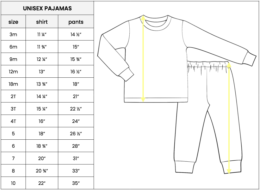 GAMEDAY UNISEX PAJAMAS