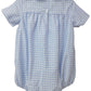 LIGHT BLUE GINGHAM SMOCKED BUBBLE