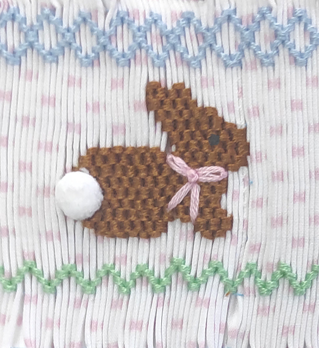 SMOCKED BUNNIES DRESS