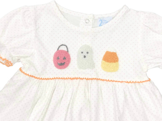 HALLOWEEN FRENCH KNOT DRESS
